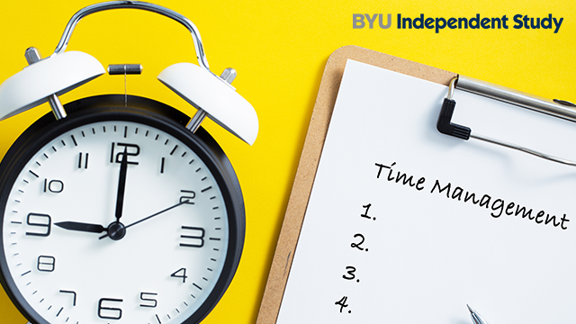 BYU Independent Study Time Management Series